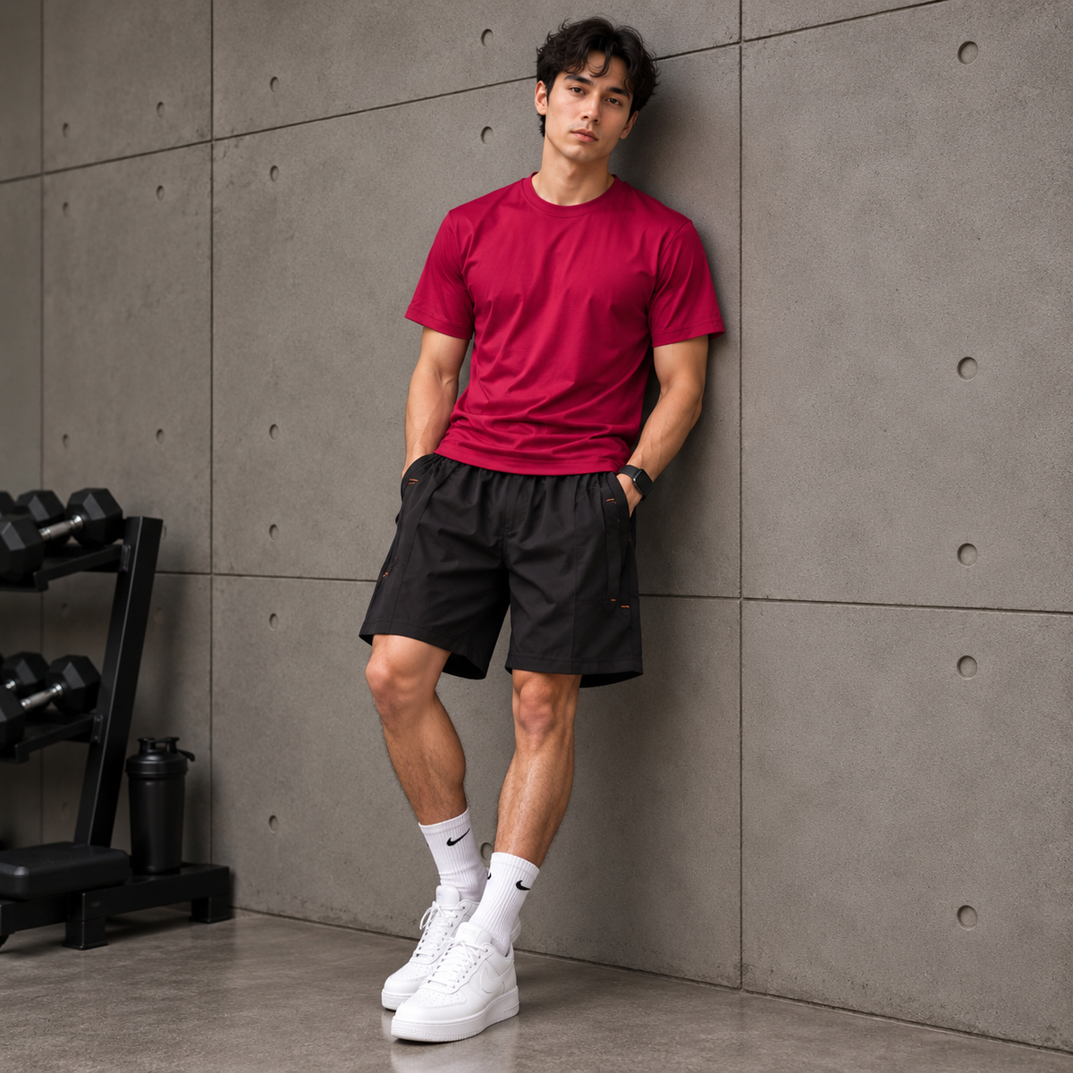 2 in 1 Combo Dry fit tshirt + Shorts buy @250 rs only