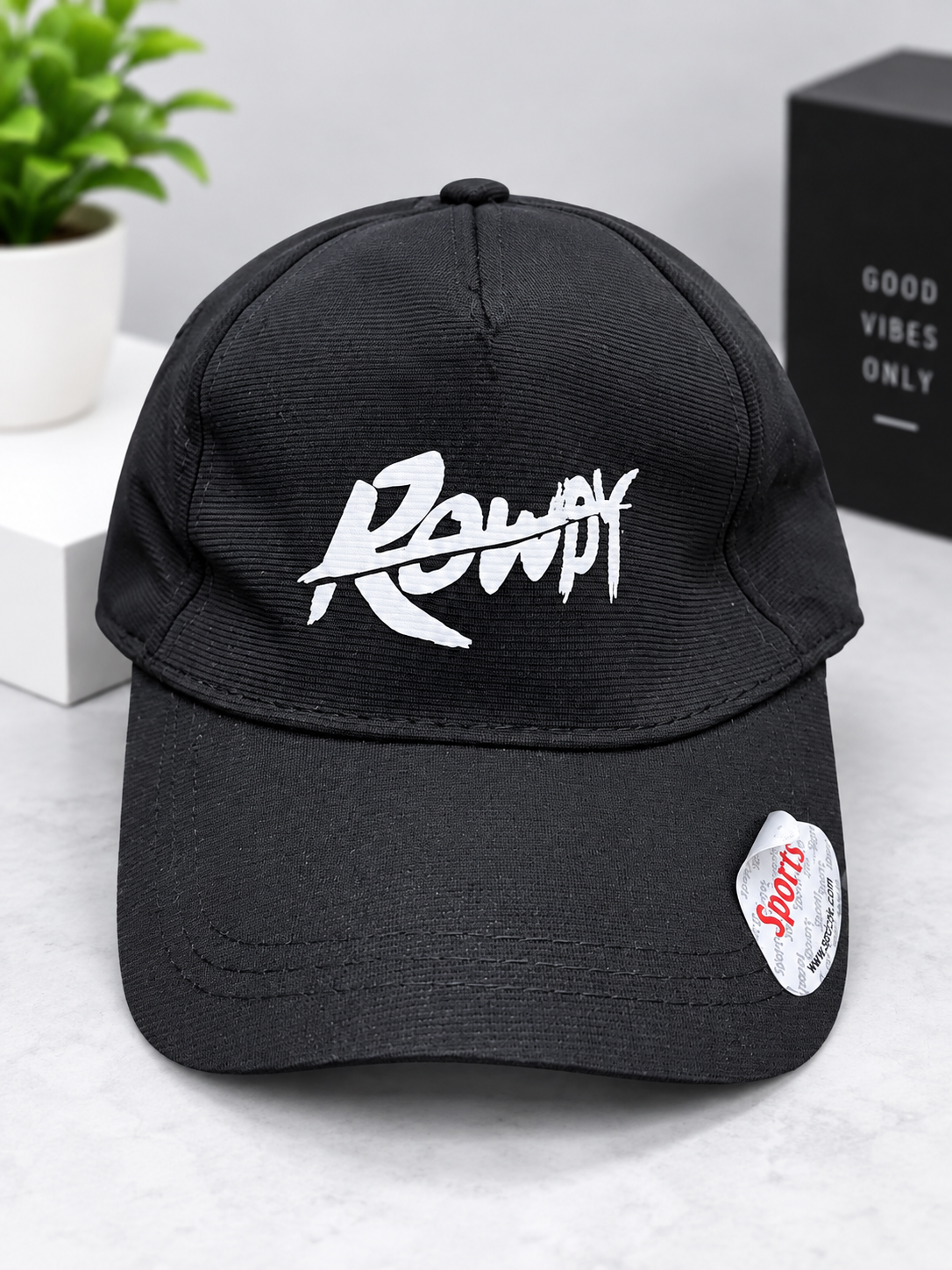Black PRINT Caps buy @100rs