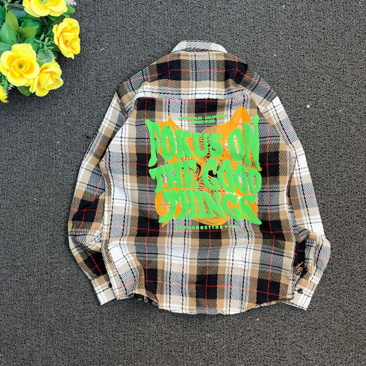 Men's Double pocket  baggy Back printed shirt single pcs @350 and Buy 3 pc combo @999