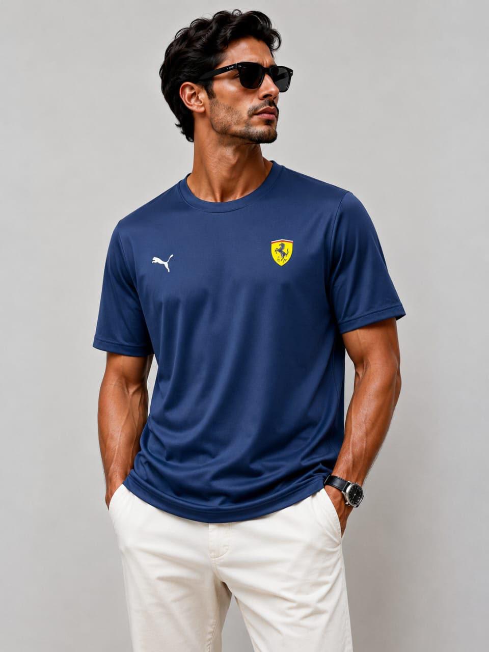 Mfw Drifit Half sleeves Tshirt buy @100rs (Navy)