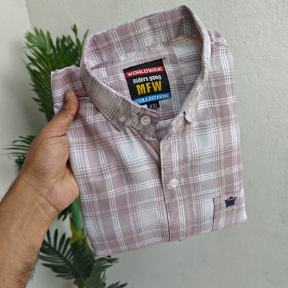 Mfw Oxford checked Shirts single pcs @299 and Buy 4 pcs combo @999