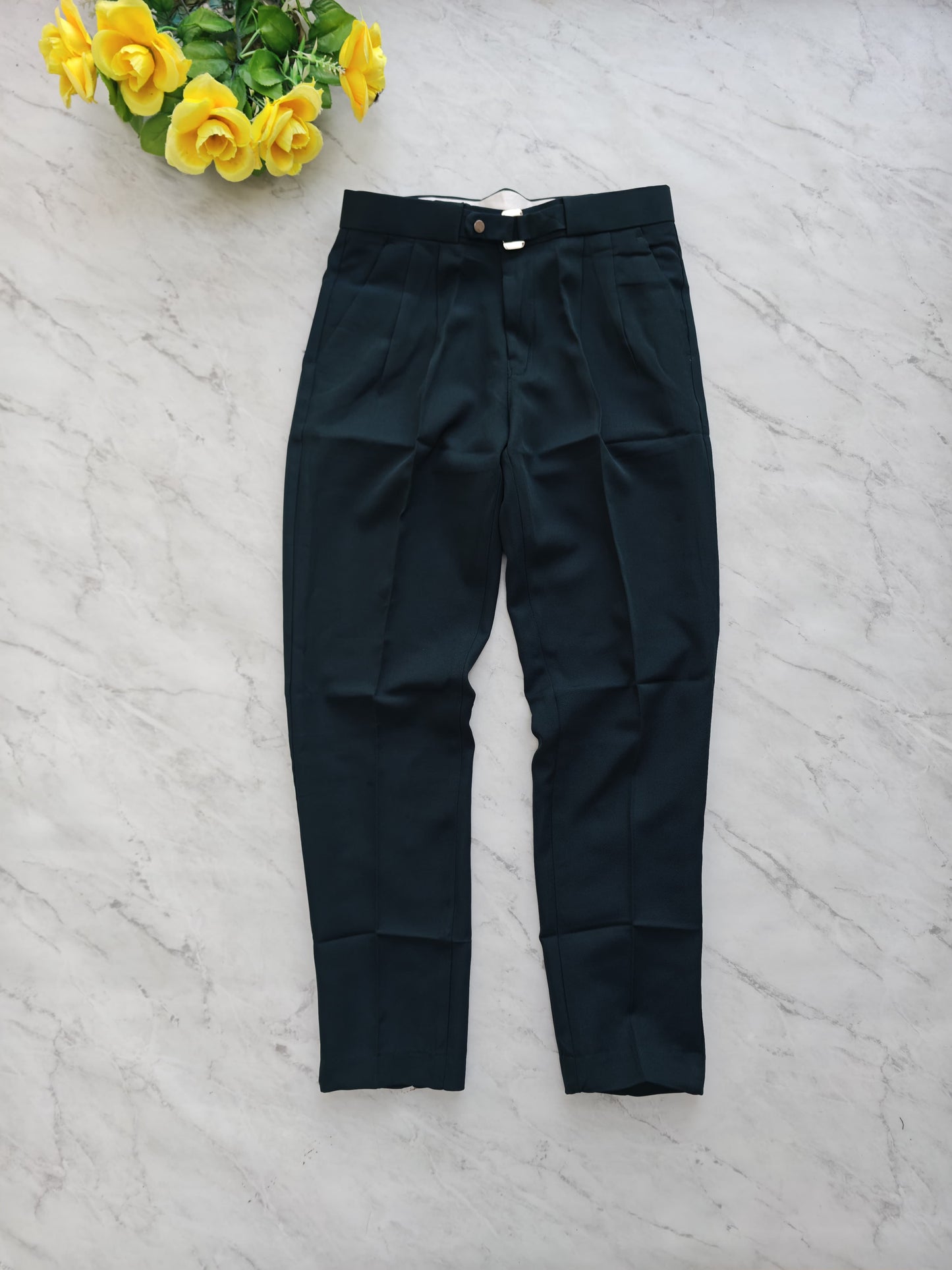 (GM 4 New)Premium quality Korean gurkha polo fit pants buy @450 rs only[Peacock green]