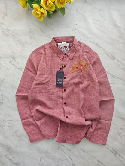 MFW Lenin embroidery work shirts Single pcs @299 and Buy 4 pcs combo @999