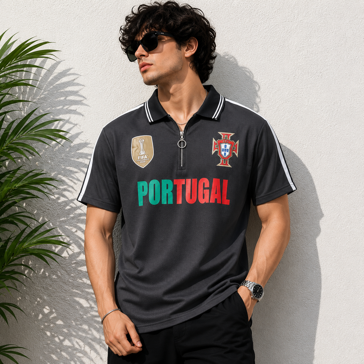 Men's premium Old money Korean Collar zipper tshirt buy @250 rs only