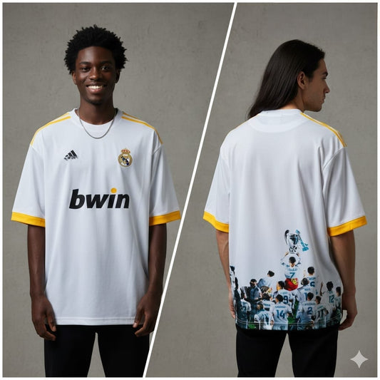 Half sleeve front and back printed football jersey buy @200