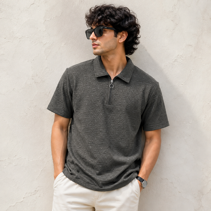 Mfw Half sleeve zipper Tshirt 1 pc @199 and 3 pcs @ 499