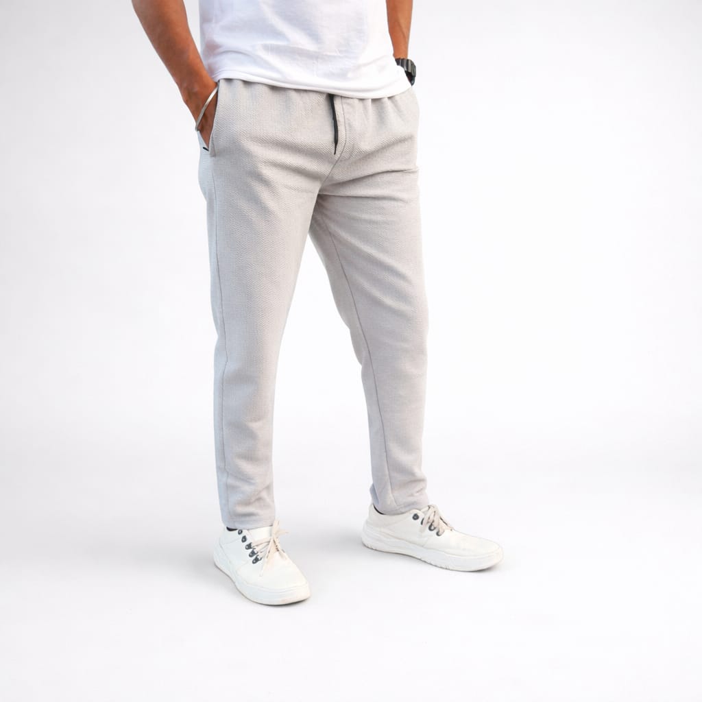 Popcorn track pants buy 3 pcs @499(Ash)