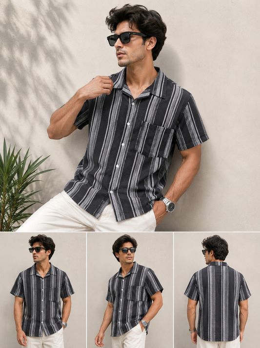Mfw Half sleeve cuban Collar designer shirts buy @250rs