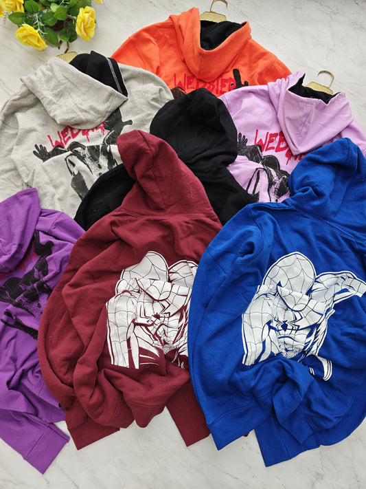 Men's premium Loopknit Hoodies single pcs @299 and Buy 4 pcs combo @999(Random design only no color selection only size selection )