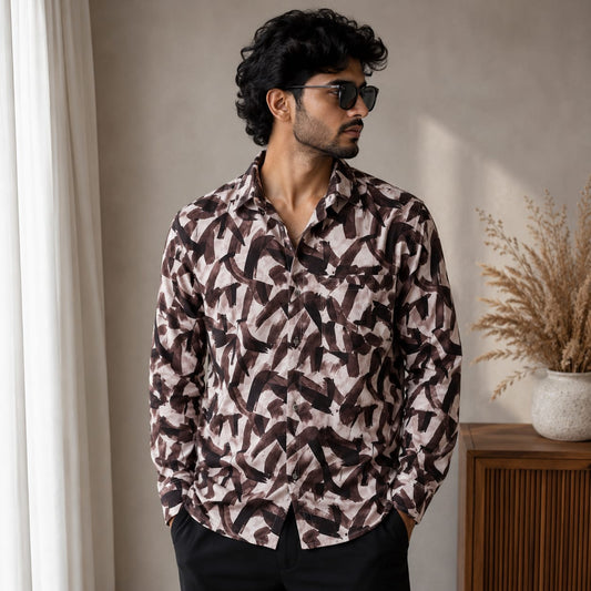 MFW Full sleeve viscose printed shirts Single pcs @299 and Buy 4 pcs combo @999