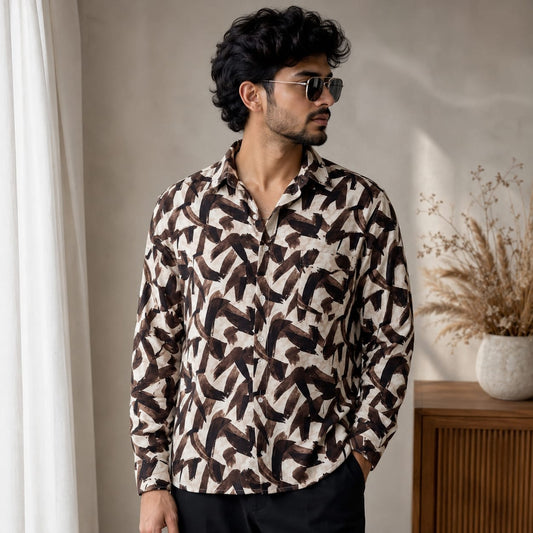 MFW Full sleeve viscose printed shirts Single pcs @299 and Buy 4 pcs combo @999