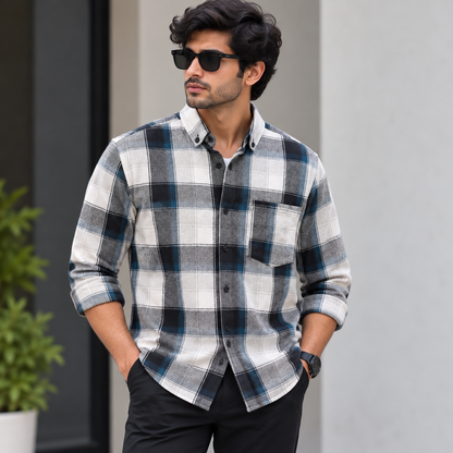 MFW old money type flannel checked shirts Single pcs @299 and Buy 4 pcs combo @999