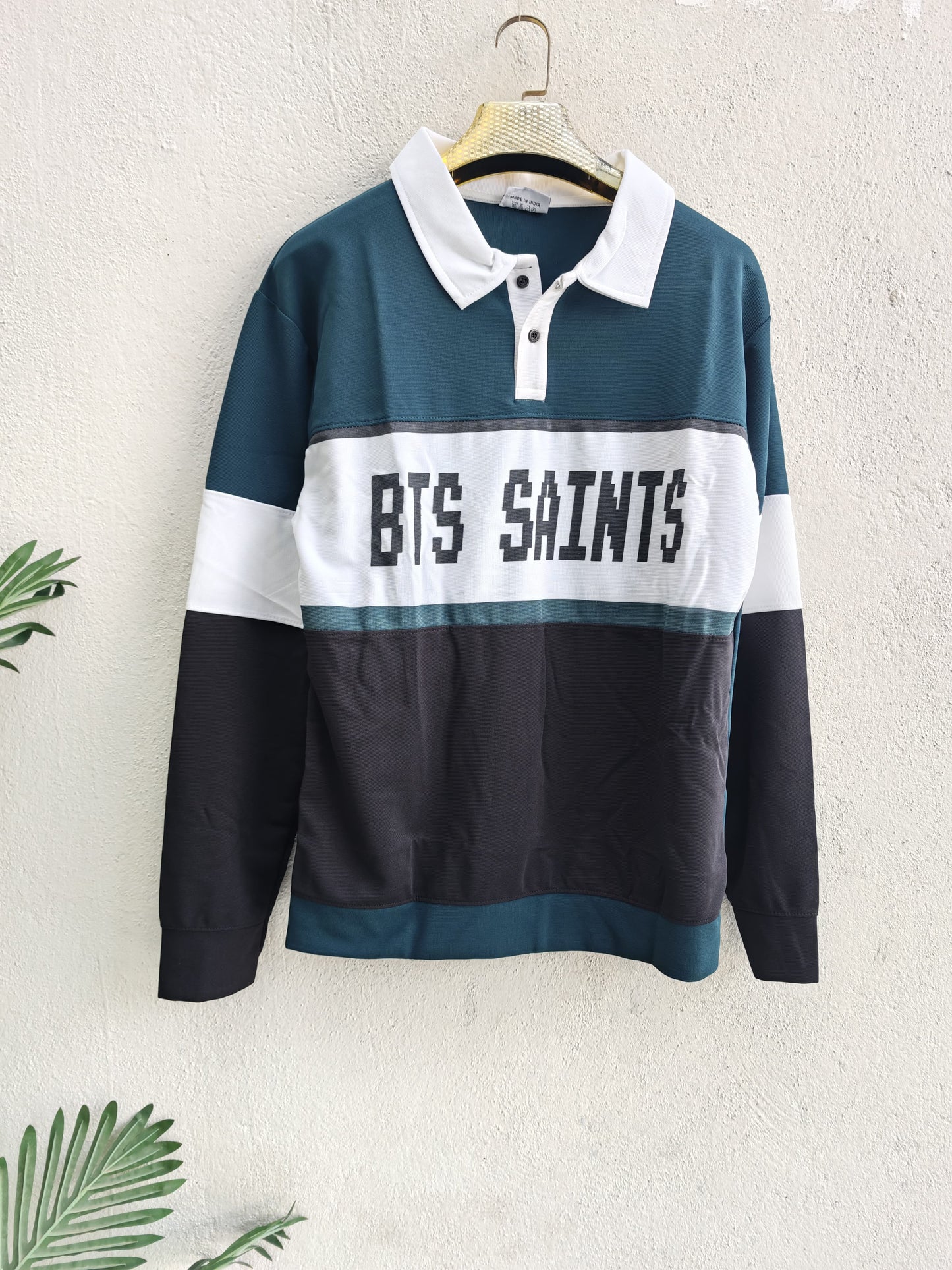 Men's korean Collar premium old money Zipper Full sleeve tshirts@249 (Fabric Reference – Please Read Description)