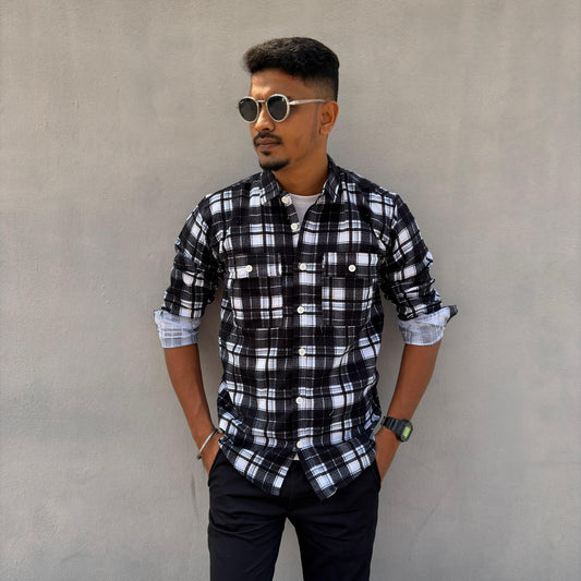 Men's Full sleeve Double pocket Shirts Shirts single pcs @299 and Buy 4 pcs combo @999