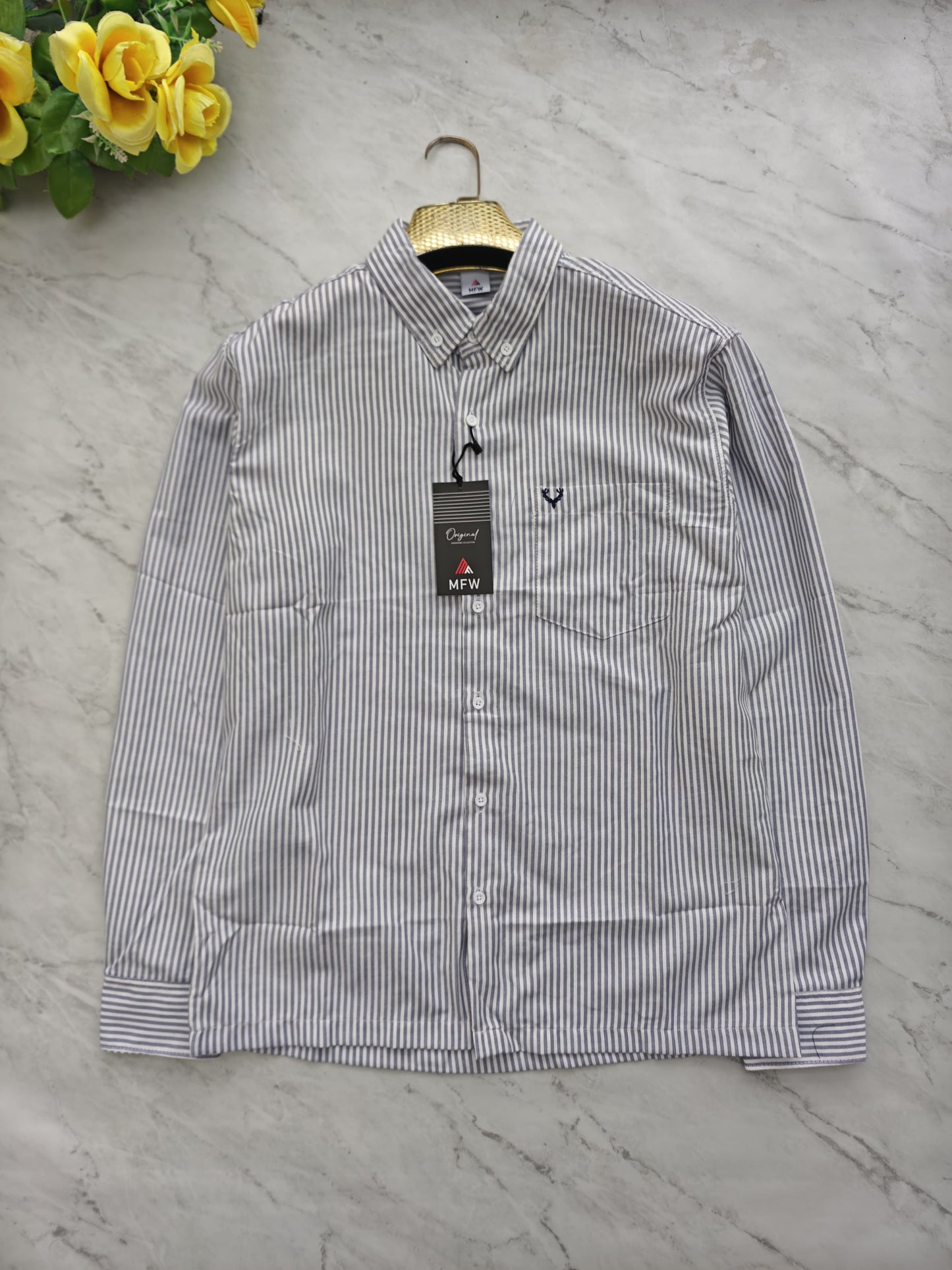 MFW Boxy type oxford stripes shirts Single pcs @299 and Buy 4 pcs combo @999