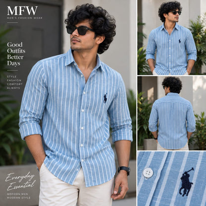 MFW Lenin stripes  shirts Single pcs @299 and Buy 4 pcs combo @999[D1]
