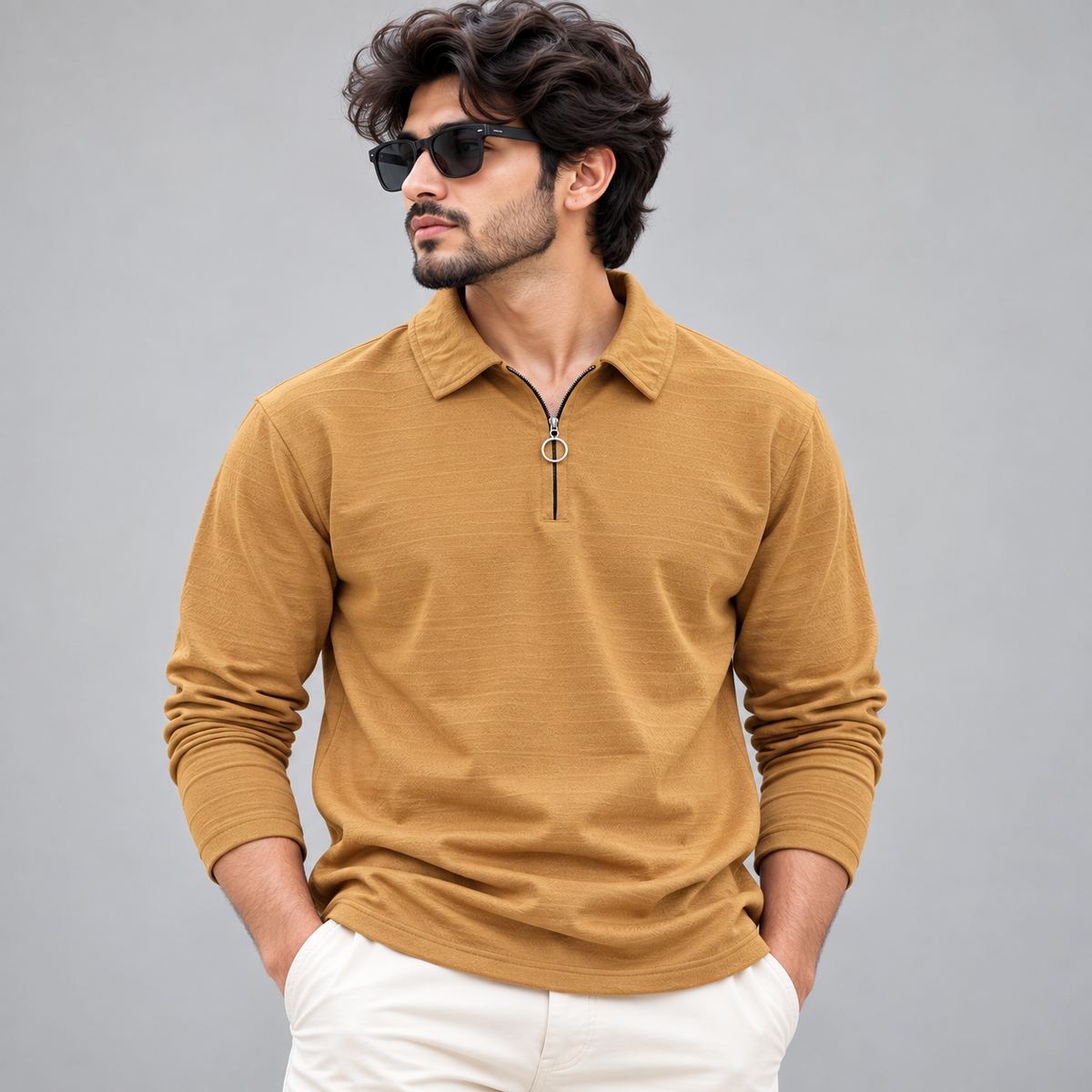 MFW  full sleeve Zipper  Tshirt 1 pc @199 and 3 pcs @ 499