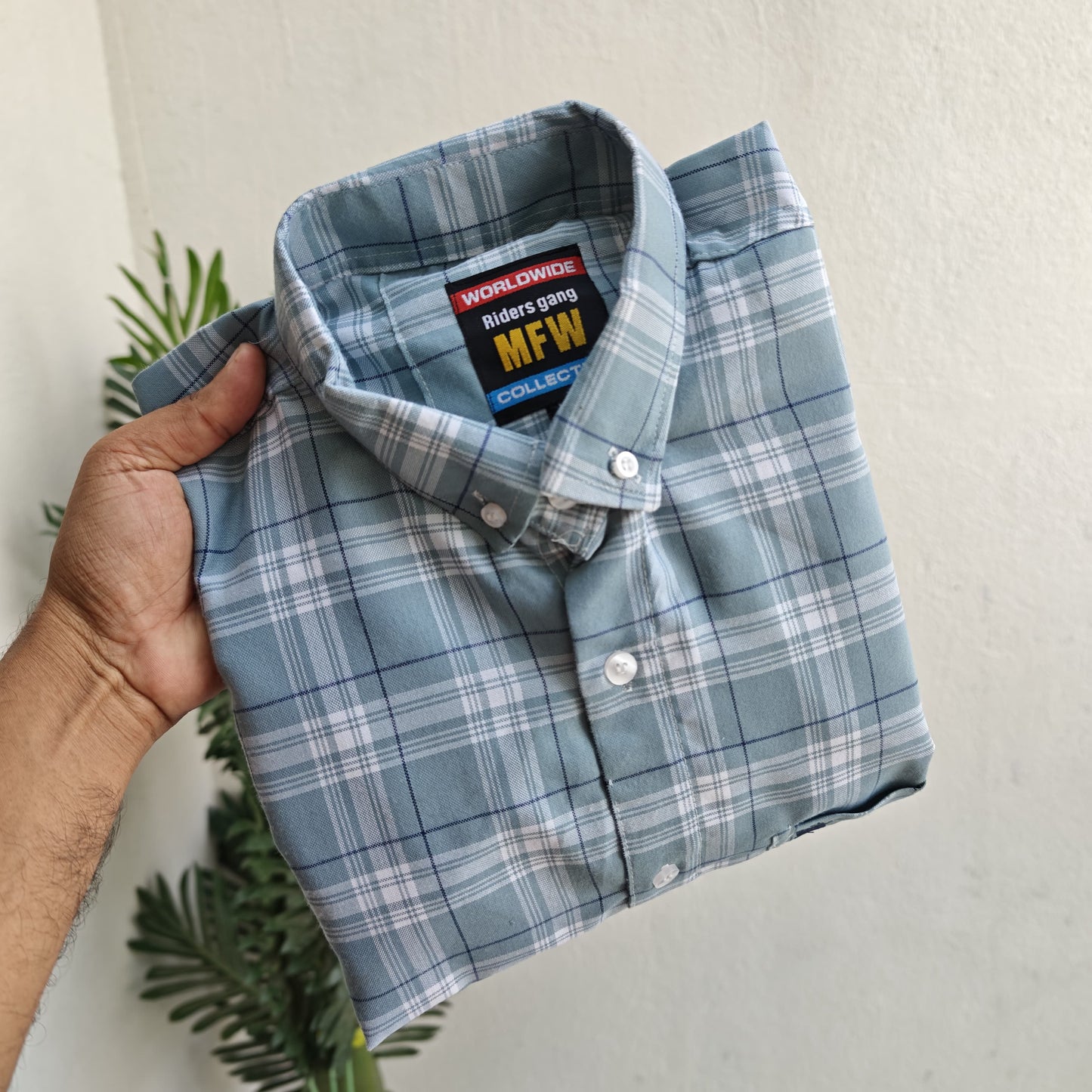 Mfw Oxford checked Shirts single pcs @299 and Buy 4 pcs combo @999