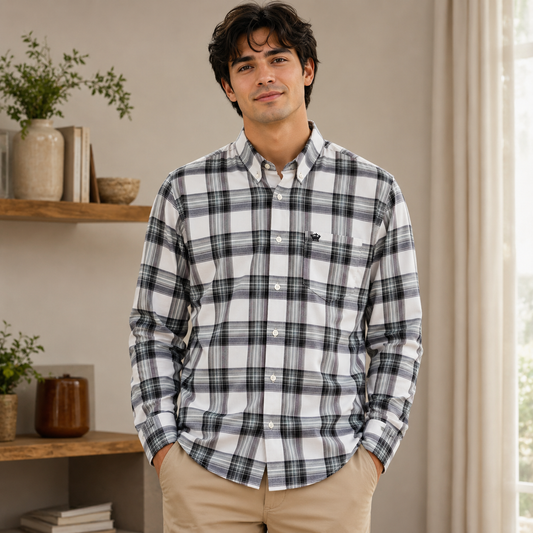 Mfw Oxford checked Shirts single pcs @299 and Buy 4 pcs combo @999