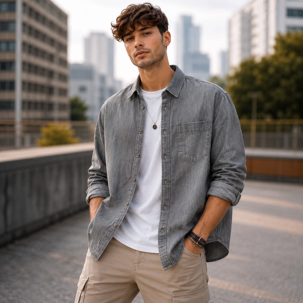 Men's Full sleeve singe pocket Denim Shirts single pcs @350 and Buy 3 pc combo @999