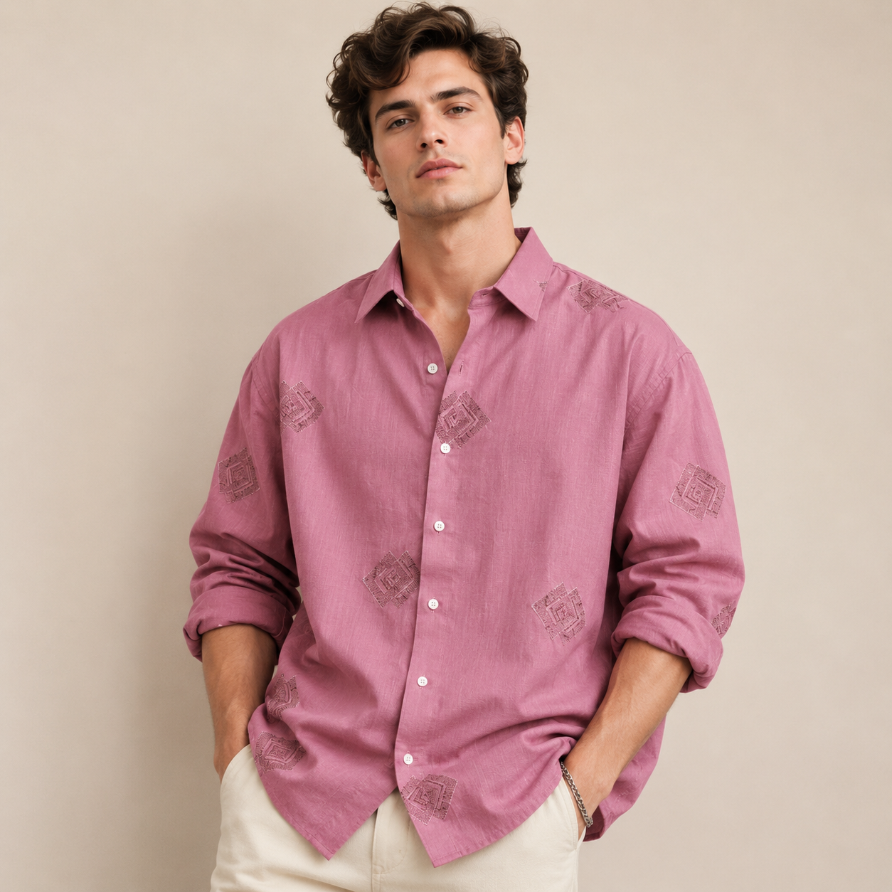 Mfw Lenin embroidery full sleeve shirts buy @300 rs only
