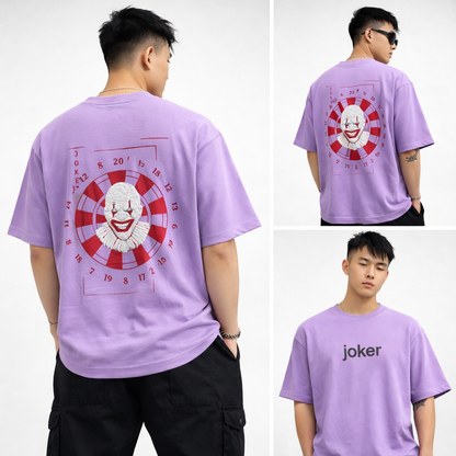 Round neck Front and back print droup shoulder Tshirt 1 pc @199 and 3 pcs @ 499