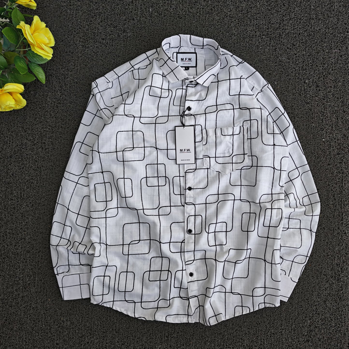 Mfw embroidery full sleeve Shirts single pcs @299 and Buy 4 pcs combo @999