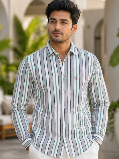 Mfw stripes full sleeve Shirts single pcs @299 and Buy 4 pcs combo @999