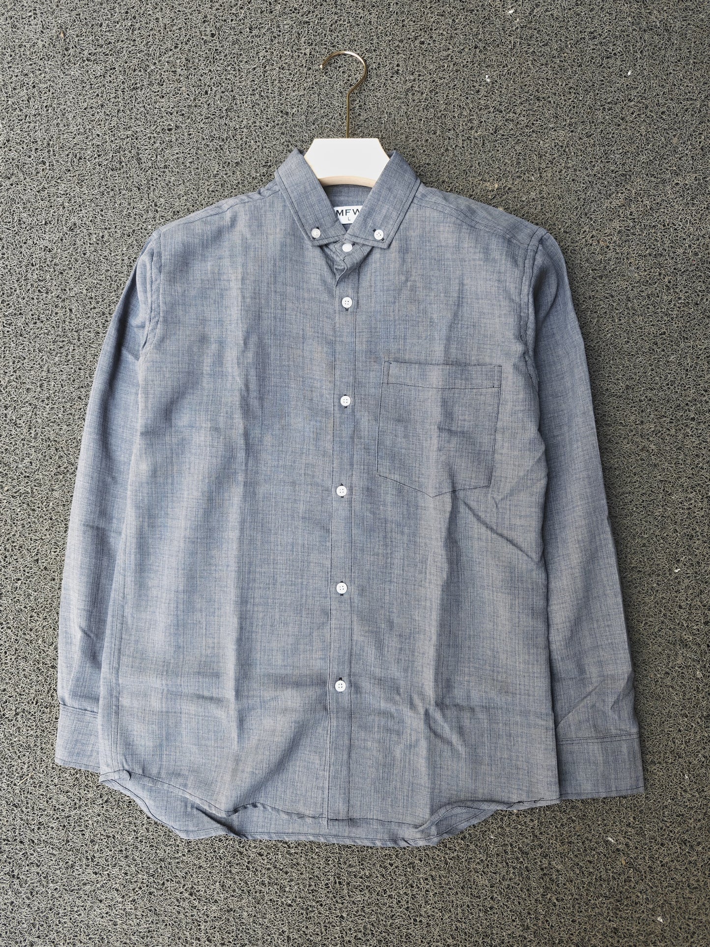 Mfw plain Lenin shirts Single pcs @299 and Buy 4 pcs combo @999 (Grey)
