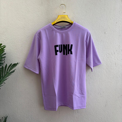 Round neck Front and back print droup shoulder Tshirt 1 pc @199 and 3 pcs @ 499