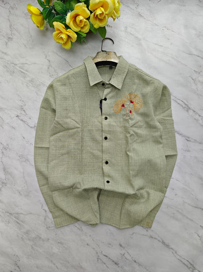 MFW Lenin embroidery work shirts Single pcs @299 and Buy 4 pcs combo @999