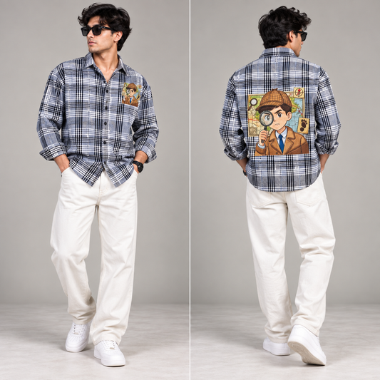2 in 1 combo Back printed shirts + Mom fit jeans pant buy @600 rs