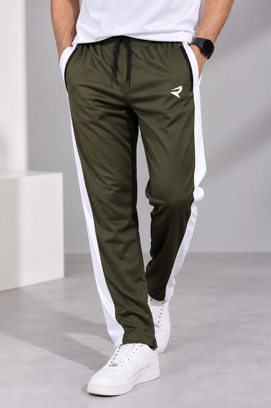 Mfw side panel Track pants buy 1 pc @199 and 3pcs @ 499 (Green)