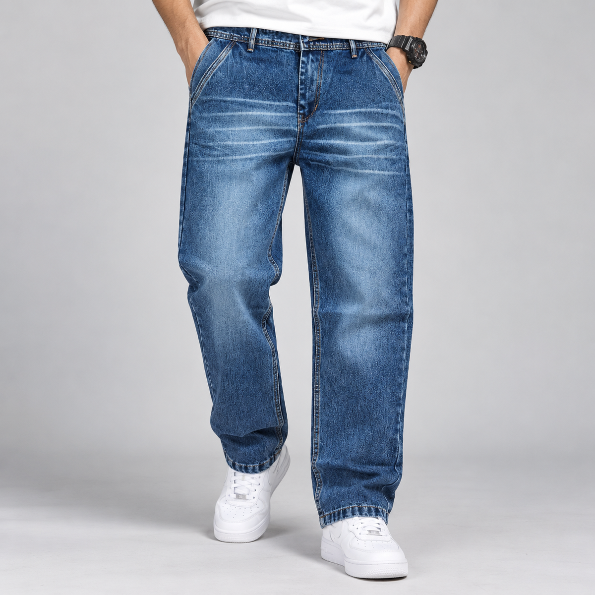 MFW Whisker type straight fit jeans pant buy 450 rs only [New model]