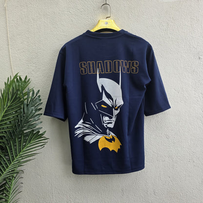 Round neck Front and back Printed droup shoulder Tshirt 1 pc @199 and 3 pcs @ 499