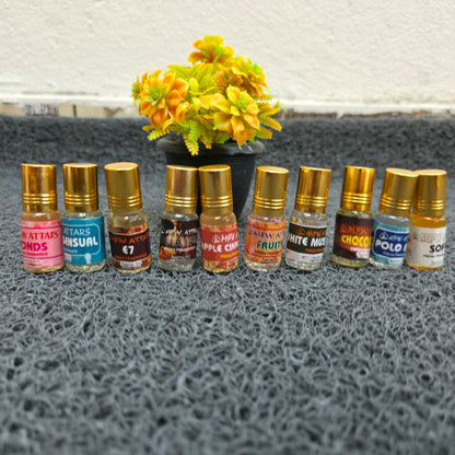 10 in 1 combo MFW Attar pack of 10 flavour attar buy @200 only