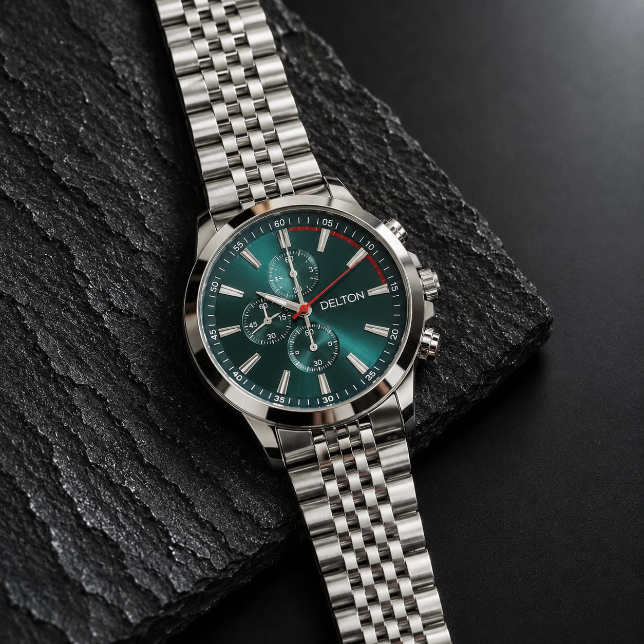 Mens most trendy Round Dial Sliver strap watches @200rs