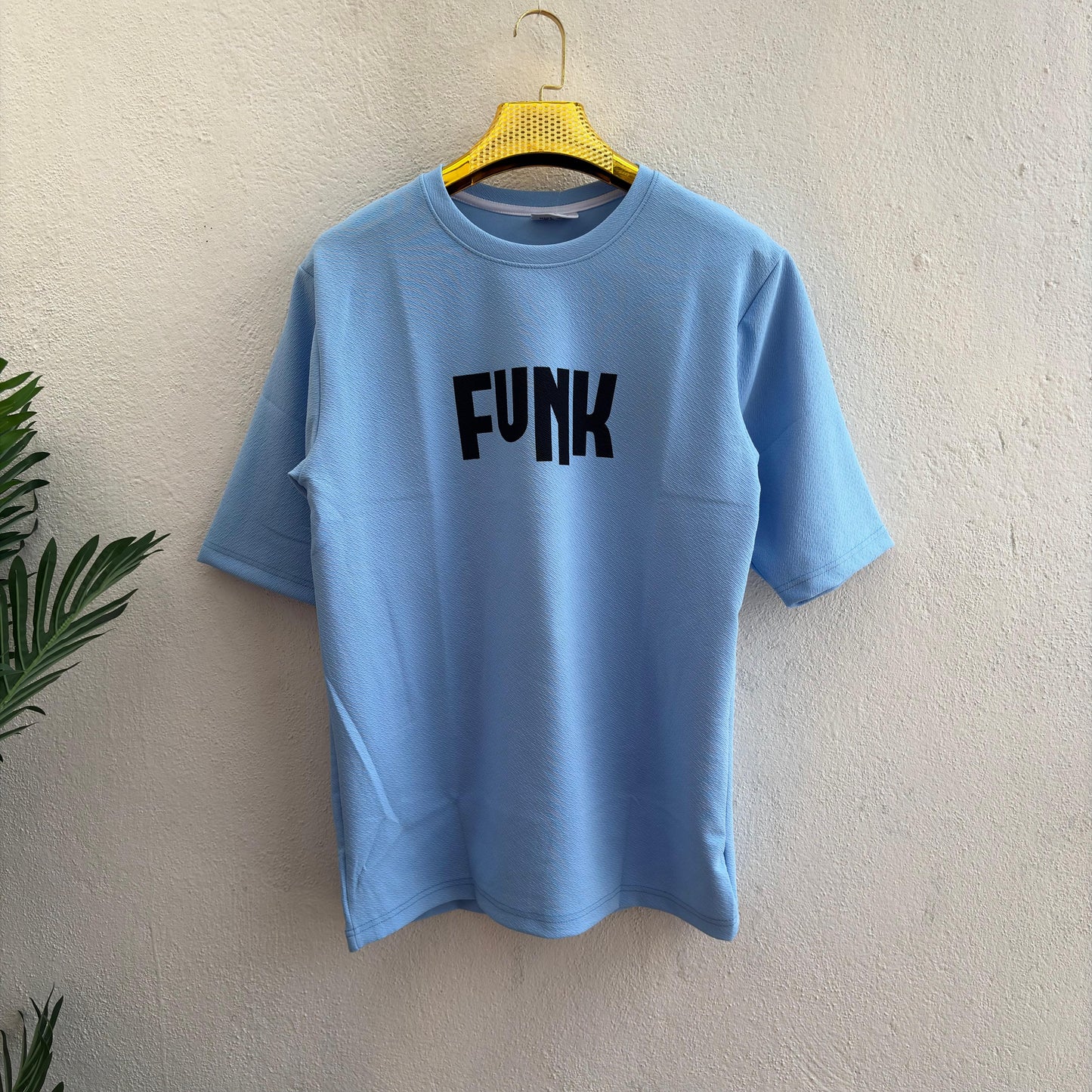 Round neck Front and back print droup shoulder Tshirt 1 pc @199 and 3 pcs @ 499