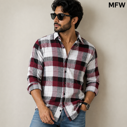 MFW Old money type korean weaving Full sleeve shirts Single pcs @299 and Buy 4 pcs combo @999