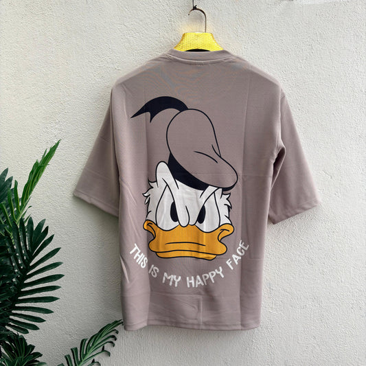 Round neck Front and back Printed droup shoulder Tshirt 1 pc @199 and 3 pcs @ 499