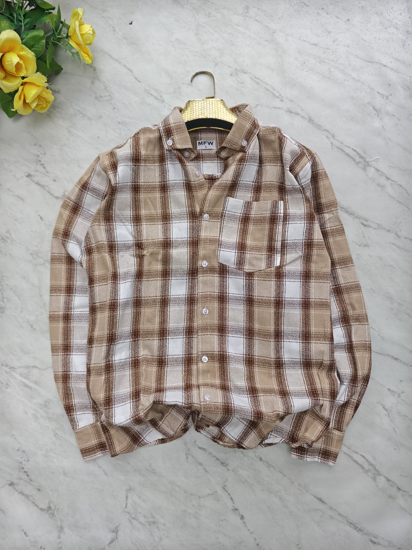 MFW Old money type flannel full sleeve shirts Single pcs @299 and Buy 4 pcs combo @999