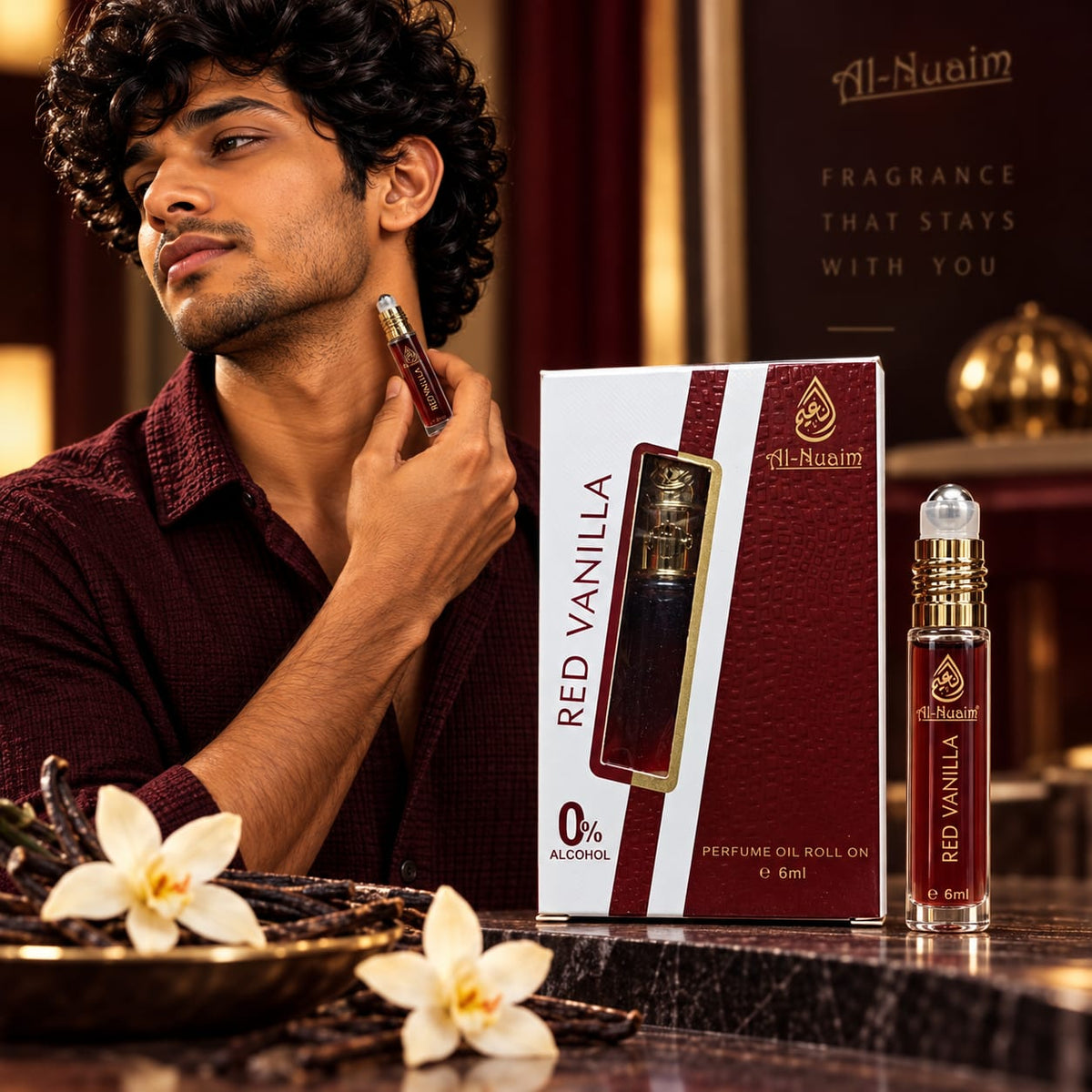 Red vanilla Alcohol Free attar perfume