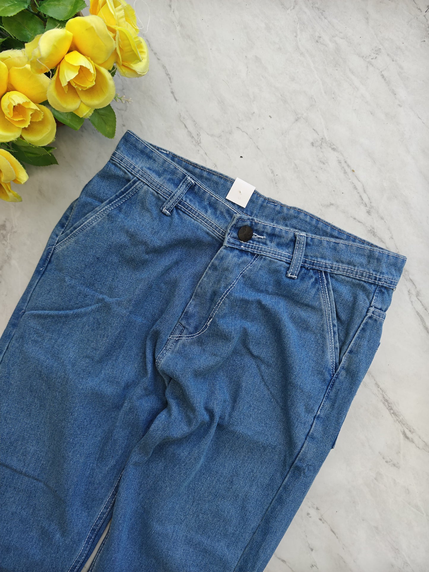 Men's premium Side pocket mom fit jeans pant buy @450 rs only[D.Blue]