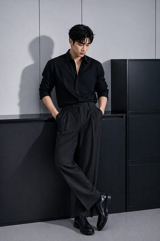 Mfw Premium Korean baggy pants single pcs @450 and Buy 3 pcs combo @1200rs (Black)