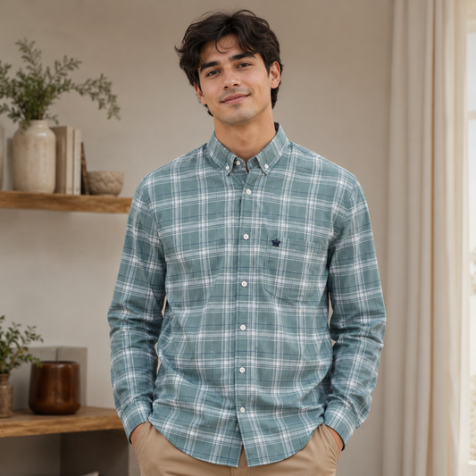 Mfw Oxford checked Shirts single pcs @299 and Buy 4 pcs combo @999