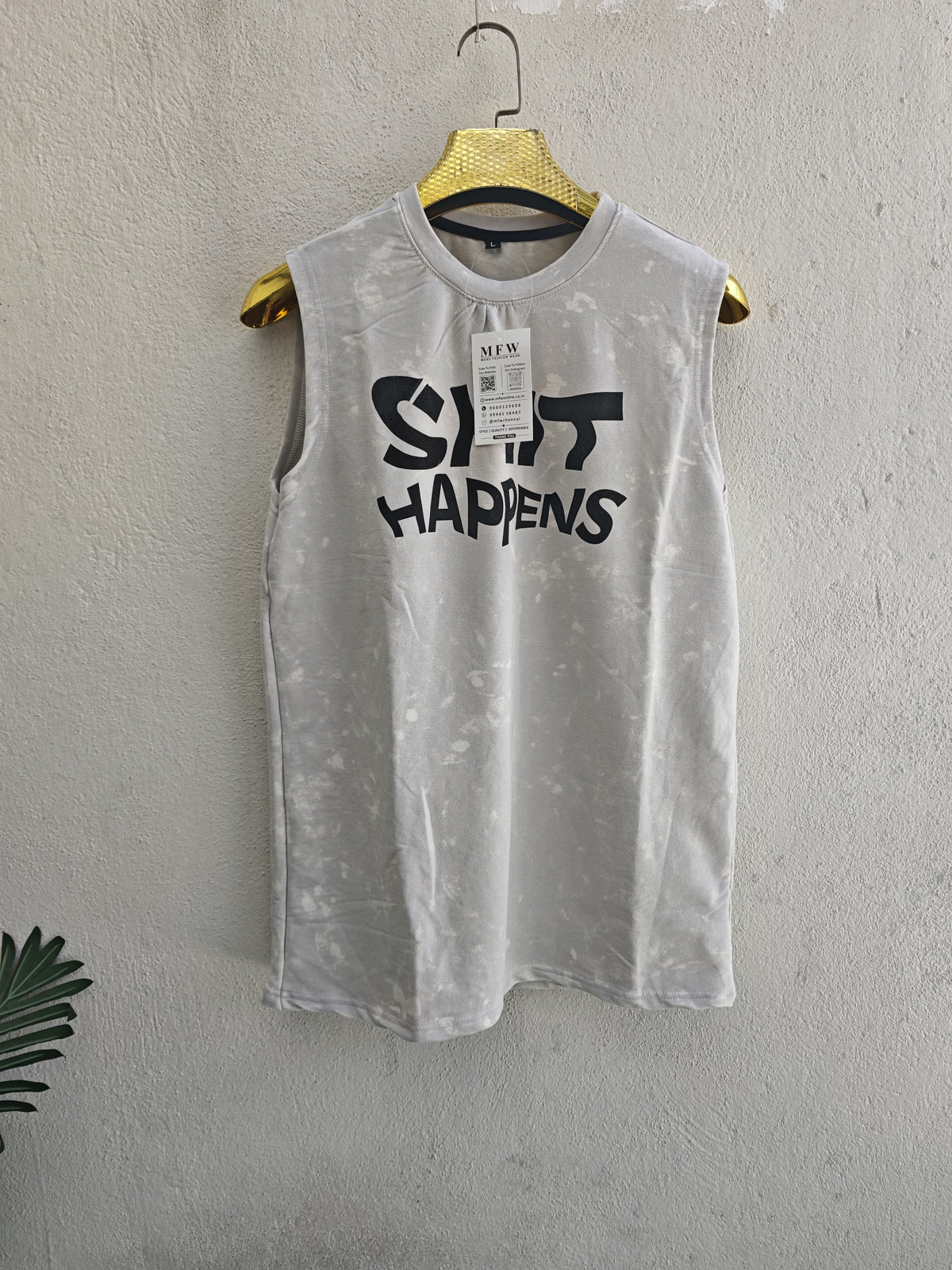 Random design Acid wash Tank top sleeveless tshirt buy @150 rs only