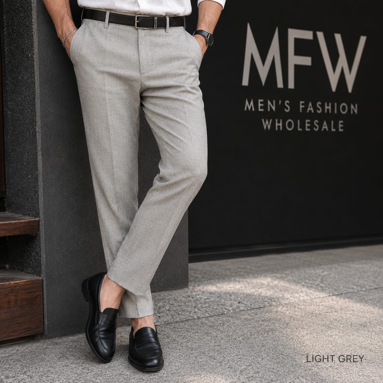 MFW Men's lenin textured polofit pants  buy 3 pant @ 1200 (light green)