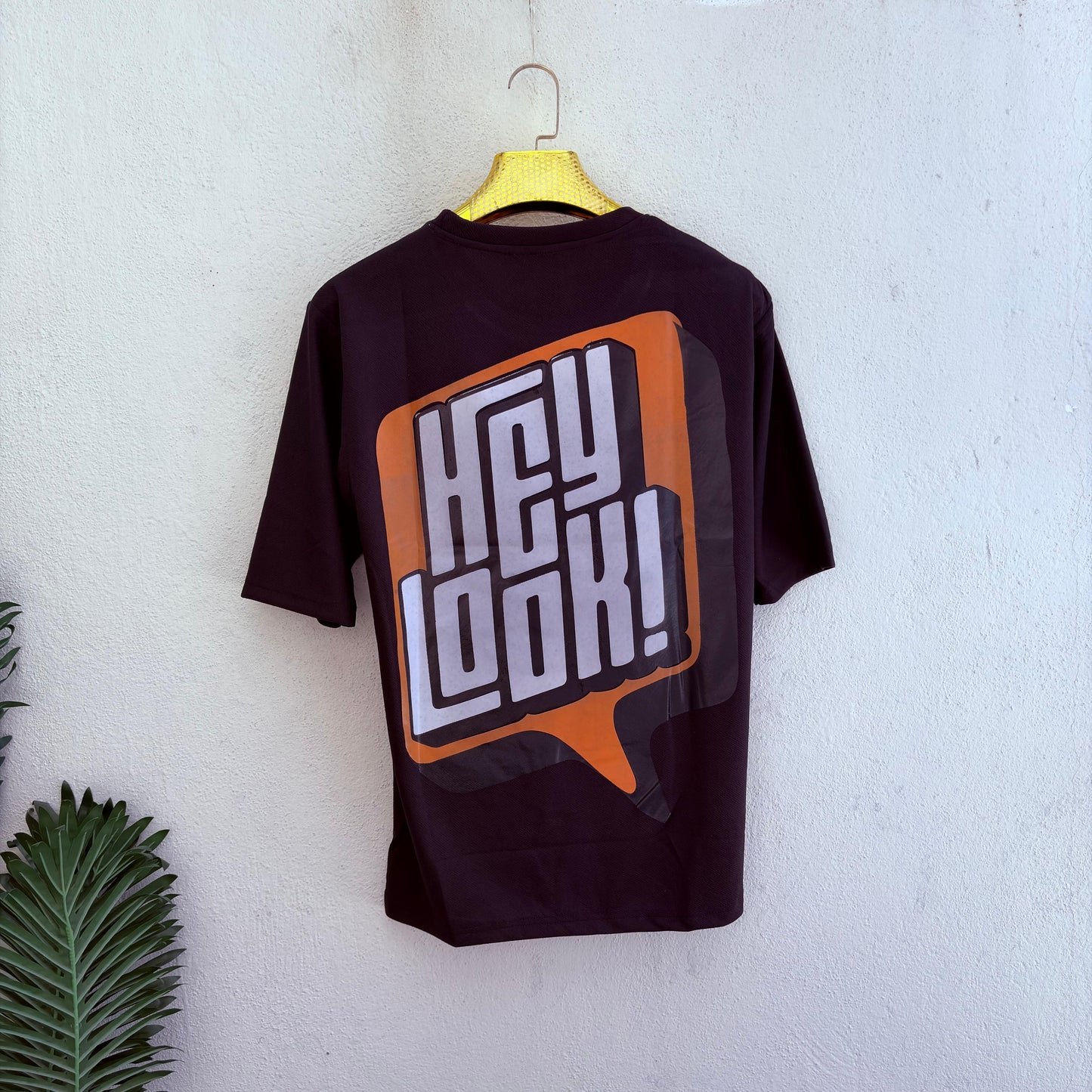 Round neck Front and back print droup shoulder Tshirt 1 pc @199 and 3 pcs @ 499