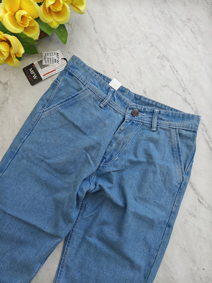 Men's premium Side pocket mom fit jeans pant buy @450 rs only[L.Blue]
