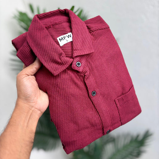 MFW Korean Weaves Plain texture Shirts single pcs @299 and Buy 4 pcs combo @999